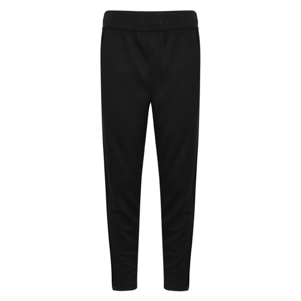 Finden & Hales Childrens/Kids Boys Knitted Tracksuit Pants / Black/Black